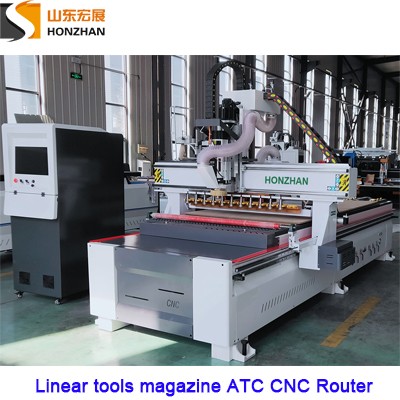 Professional Linear tools magazine ATC CNC Router Machining Center woodworking machine